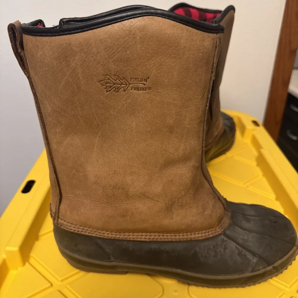 Field & Forest Thinsulate Ultra Duck Boots Men's 13 Steel Shank Waterproof‎